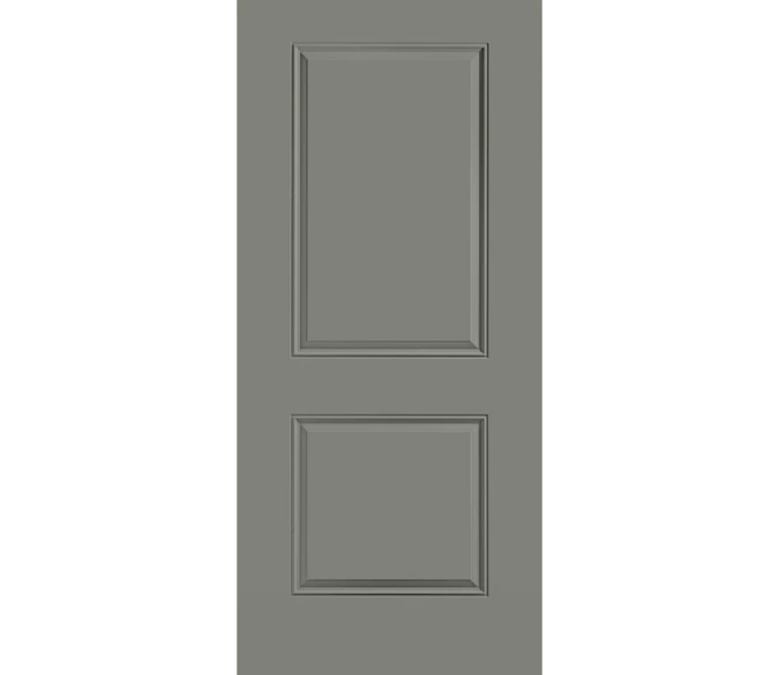 Cedar Rapids 2 Panel Square Steel Entry Door