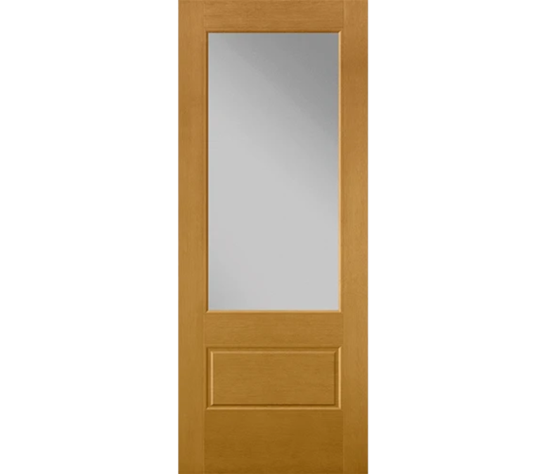 Cedar Rapids 3 Quaters Light Fiberglass Entry Door