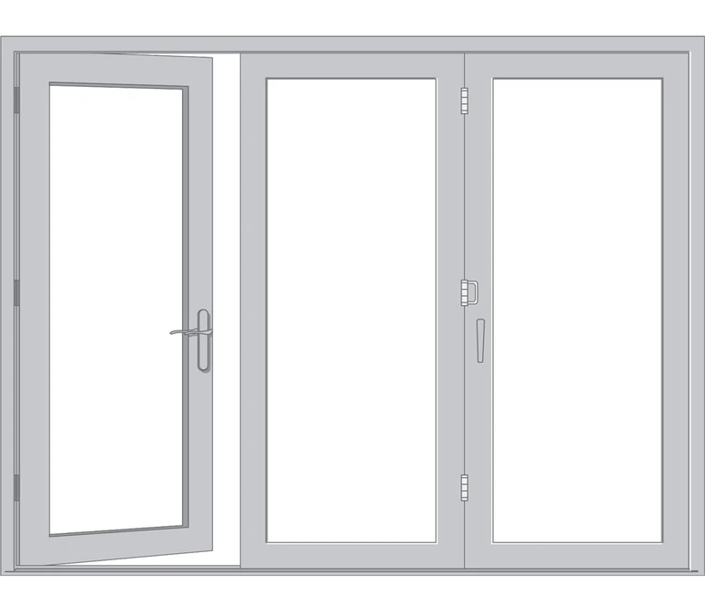 Cedar Rapids Pella Architect Reserve Series Contemporary Bifold Patio Door