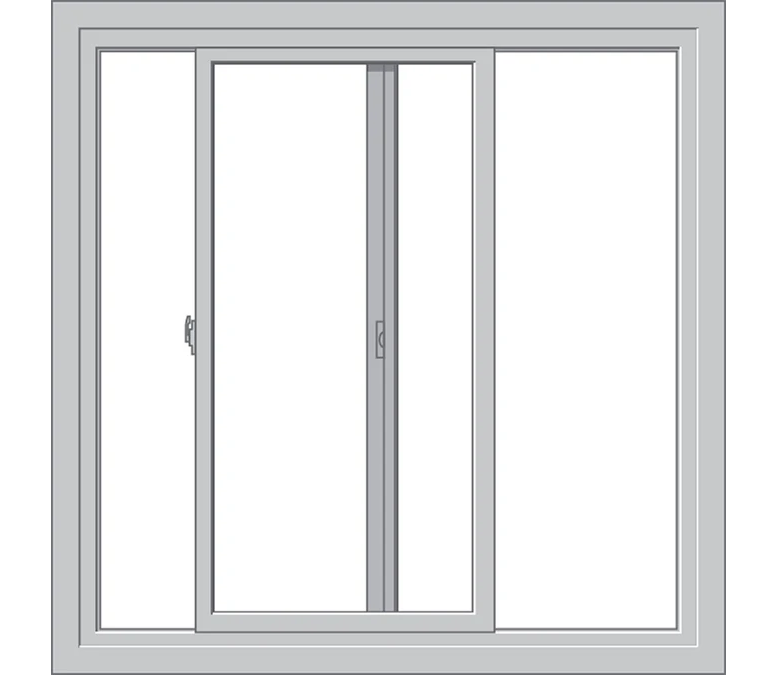 Cedar Rapids Pella Hurricane Shield Series Vinyl Sliding Window